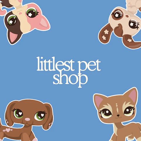 littlest pet shop - set de stickers