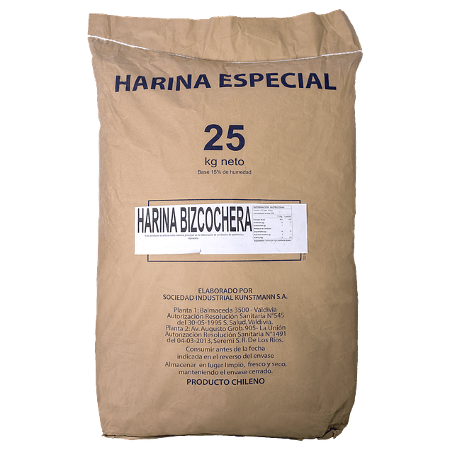 Harina Bizcochera 25 kg