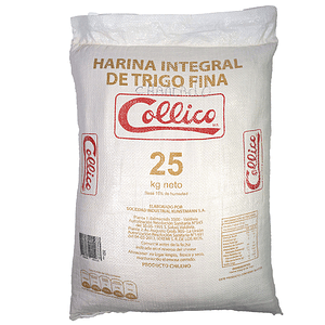 Harina Integral de Trigo 25 Kg Fina PPL