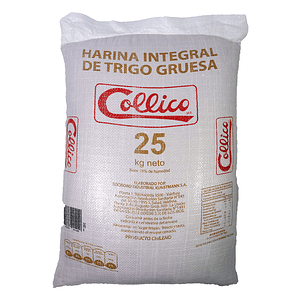 Harina Integral de Trigo 25 kg gruesa PPL