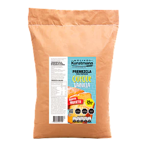 Premezcla Queque Vainilla Molinos Kunstmann 25 kg