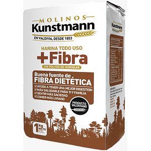 Harina + Fibra 1 Kg Molinos Kunstmann