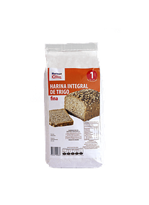 Harina Integral de Trigo 1 Kg Fina Papel