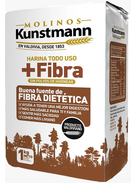 Harina + Fibra 1 Kg Molinos Kunstmann