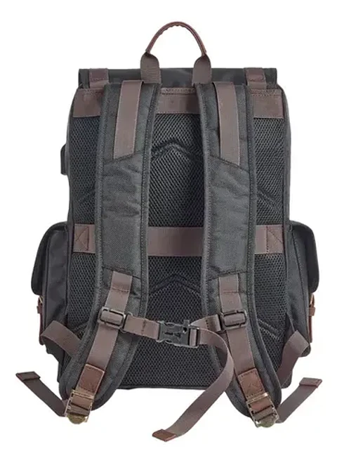 Mochila Harley-davidson Ponderosa Ballistic & Leather Usb