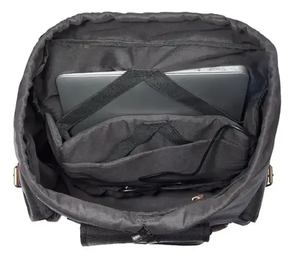 Mochila Harley-davidson Ponderosa Ballistic & Leather Usb 4