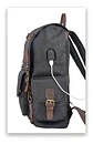 Mochila Harley-davidson Ponderosa Ballistic & Leather Usb - Thumbnail 5