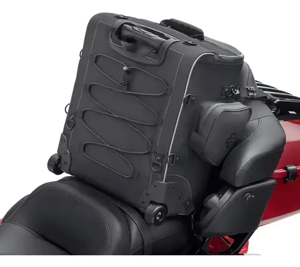 Harley-davidson Onyx Premium Luggage Backseat Roller Bag 2