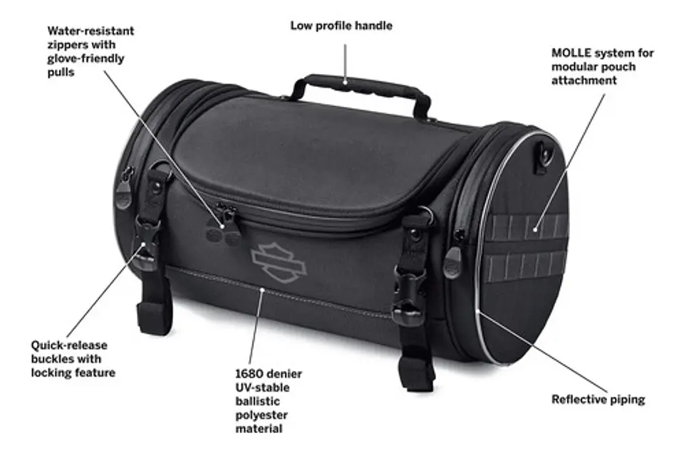 Harley-davidson Onyx Premium Luggage Day Bag 93300104 4