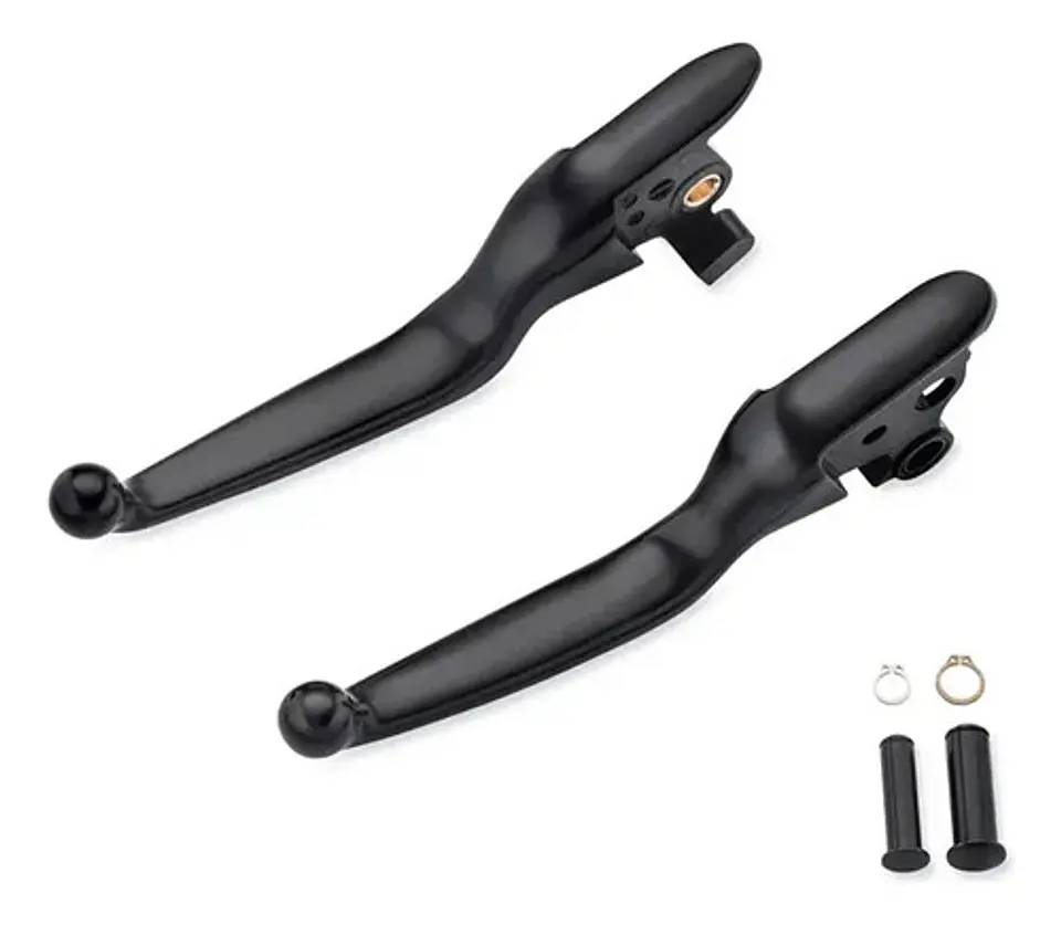 Harley-davidson Black Hand Control Lever Kit 36700210 1