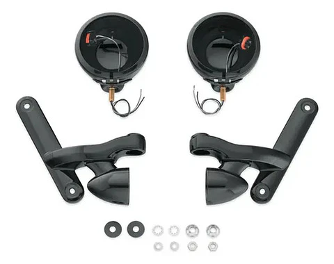 Harley-davidson Touring Custom Auxiliary Lighting Kit Black
