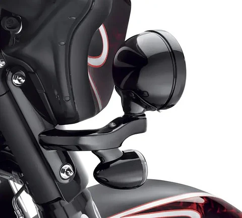 Harley-davidson Touring Custom Auxiliary Lighting Kit Black