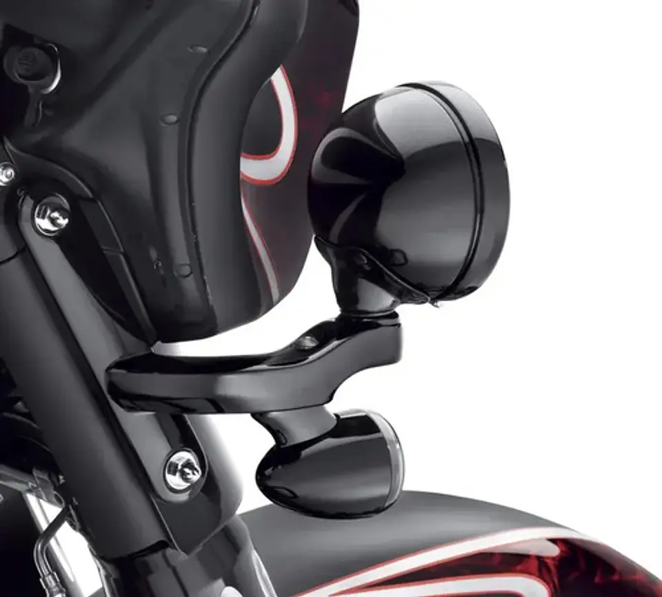 Harley-davidson Touring Custom Auxiliary Lighting Kit Black 2