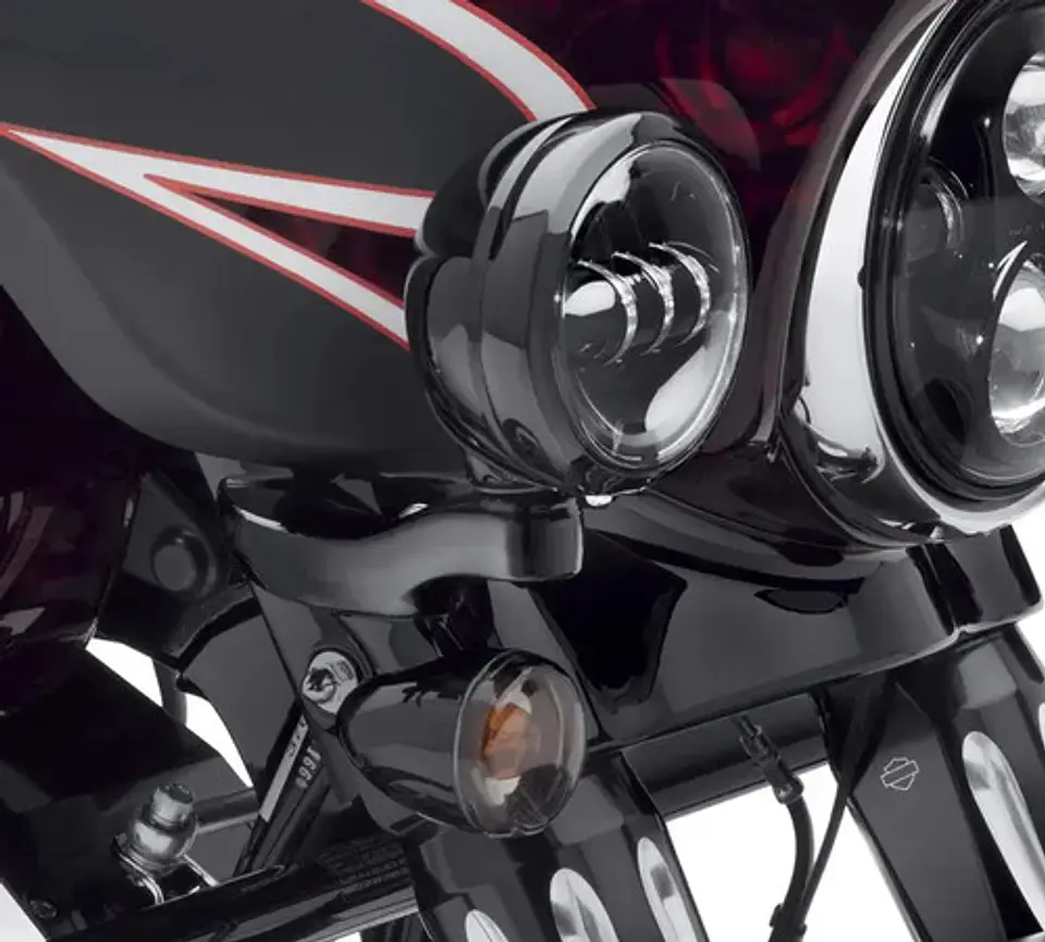 Harley-davidson Touring Custom Auxiliary Lighting Kit Black 3