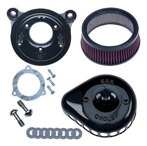 S&s Cycle Filtro Ar Mini Teardrop Preto 170-0438 Hd
