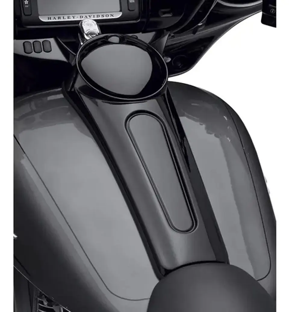 Acabamento Painel Tanque Liso Harley-davidson Touring 2008+ 1