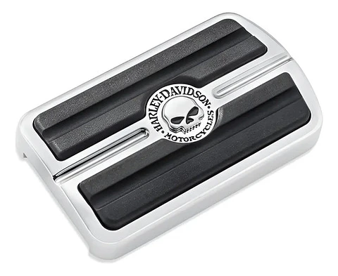 Harley-davidson Softail Willie G Skull Large Brake Pedal Pad