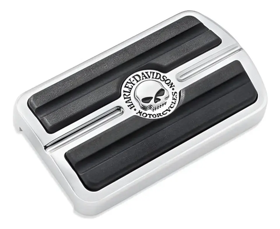 Harley-davidson Softail Willie G Skull Large Brake Pedal Pad 1