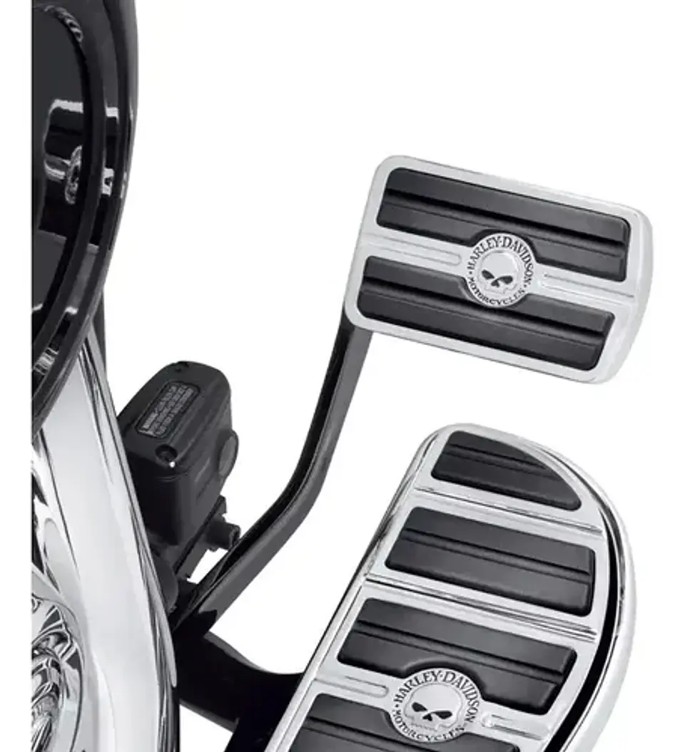 Harley-davidson Softail Willie G Skull Large Brake Pedal Pad 2