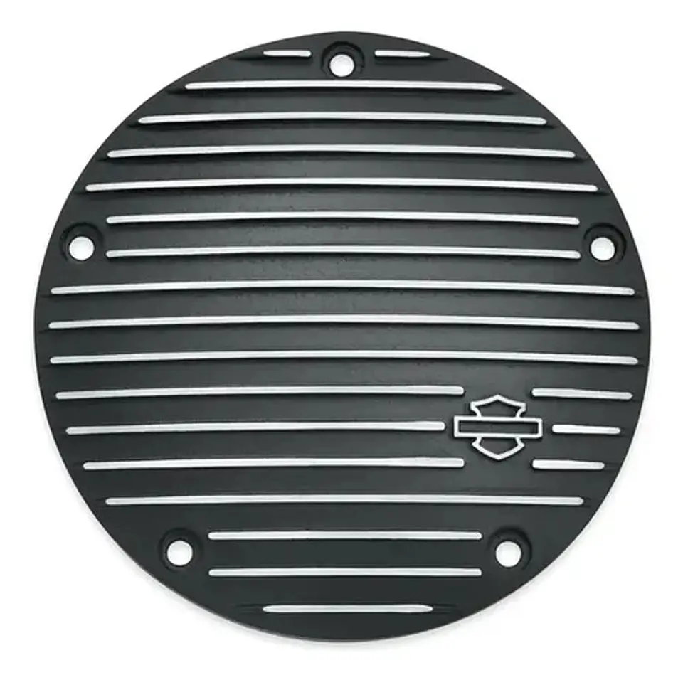 Harley-davidson Black Fin Derby Cover 25454-01 1