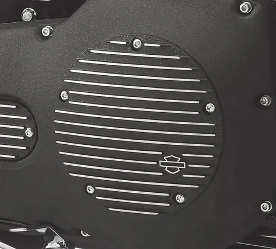 Harley-davidson Black Fin Derby Cover 25454-01 2