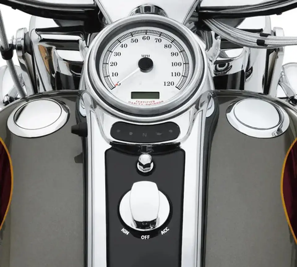 Harley-davidson Softail 08-17 Flush-mount Fuel Gauge Kit Led 3
