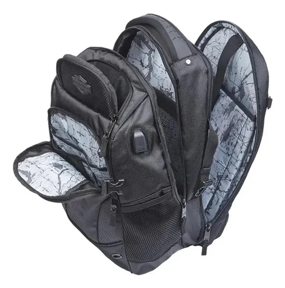Mochila Harley-davidson Renegade 2 Backpack Usb 8