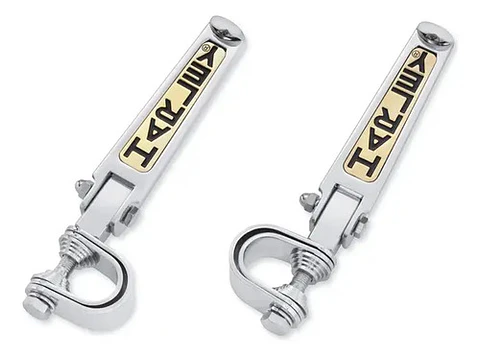 Harley-davidson Custom Harley Scripted Footpegs 49102-86t
