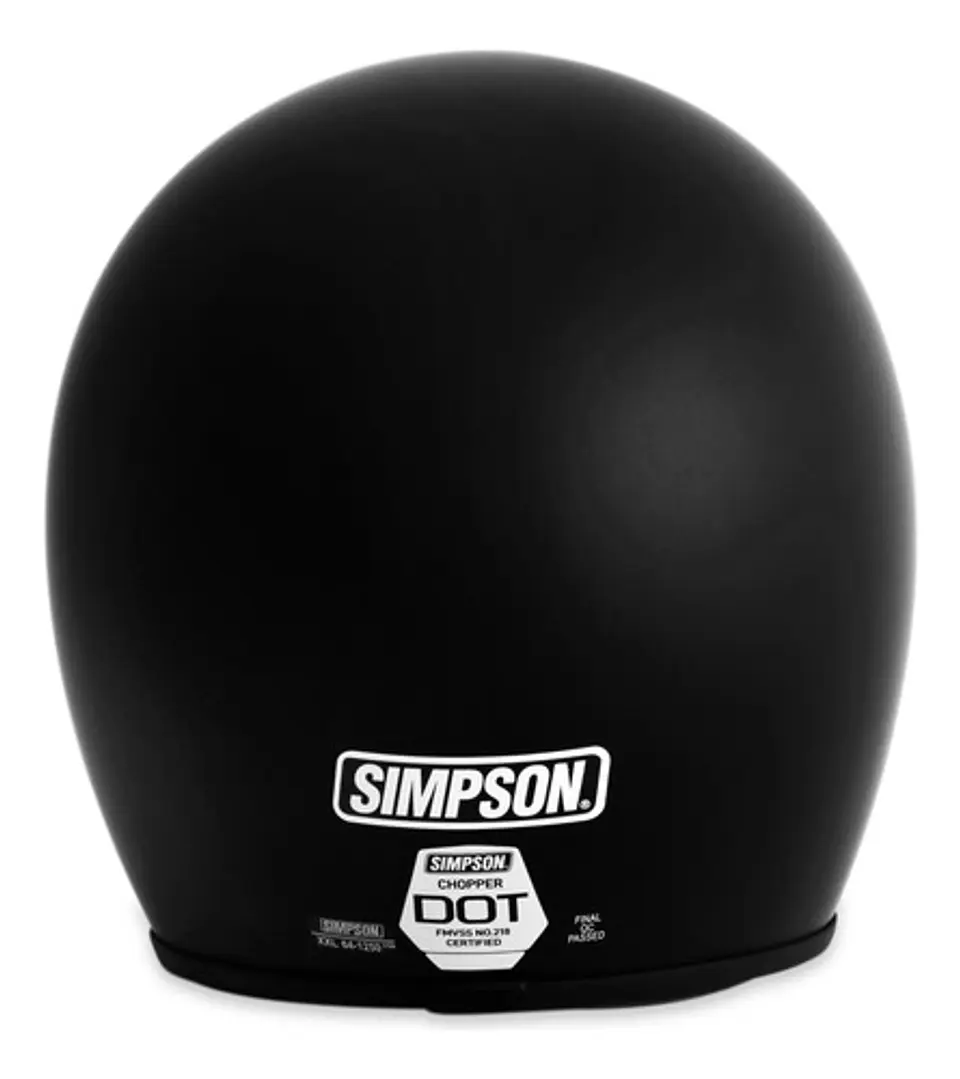 Simpson Motorcycle Chopper Helmet 8