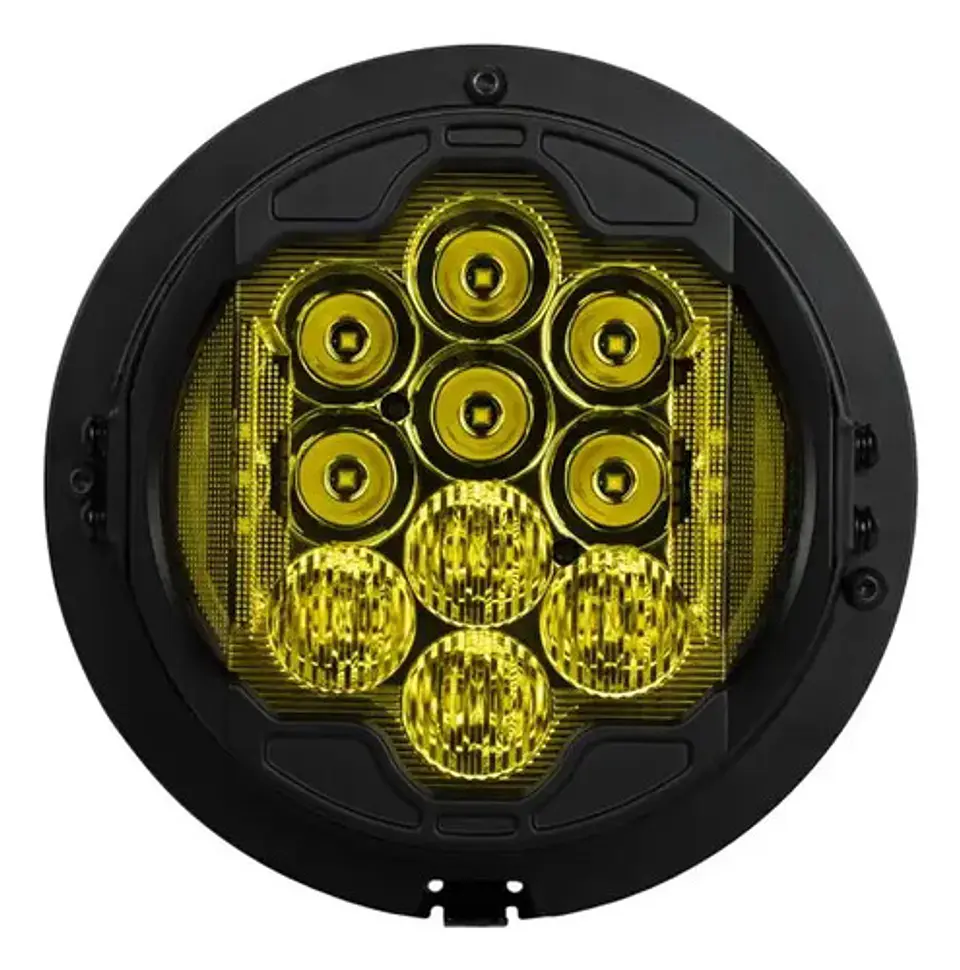 Hogworkz Harley-davidson Touring Goldtooth Led Headlight 1
