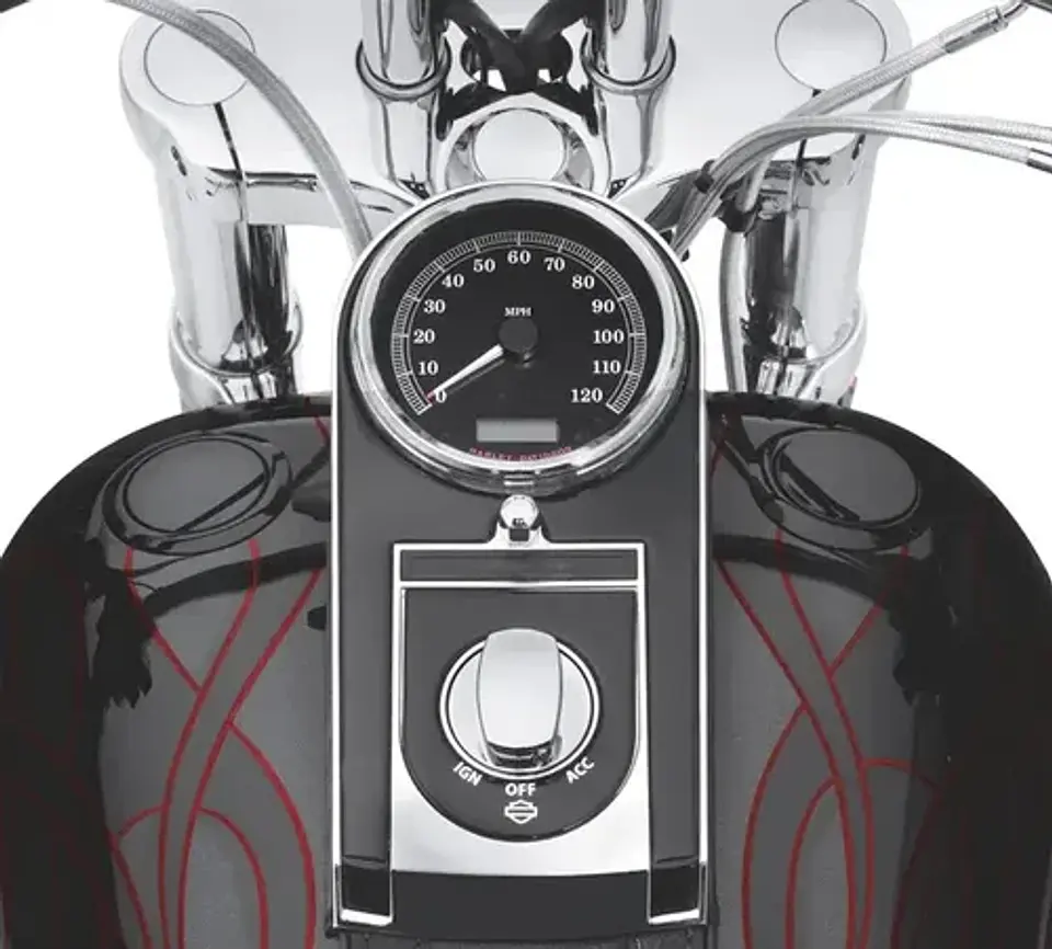 Harley-davidson Softail 08-17 Flush-mount Fuel Gauge Kit Led 3