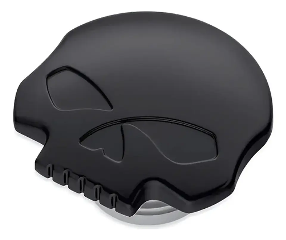 Harley-davidson Willie G Skull Fuel Cap Black 1