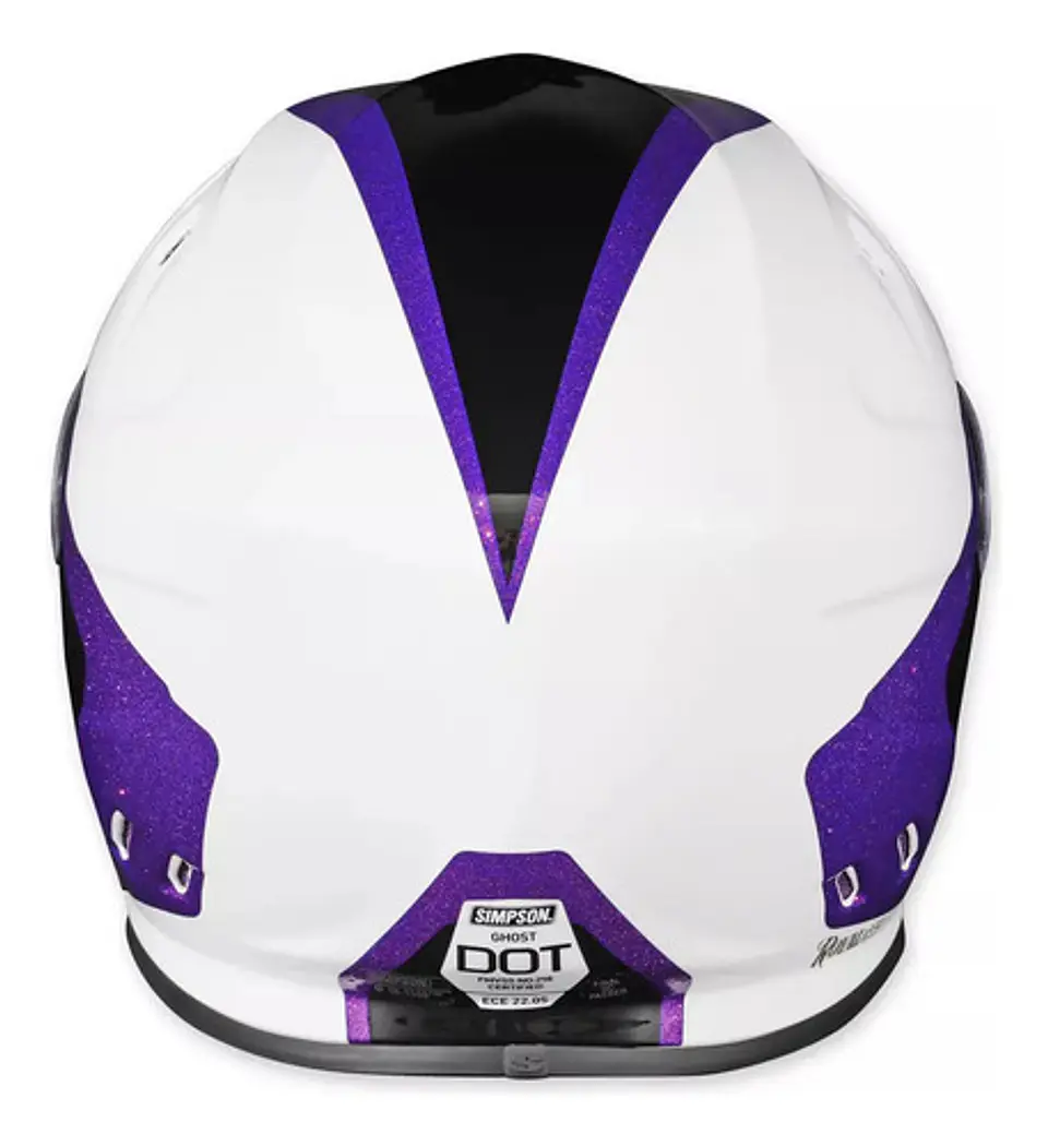 Simpson Ghost Bandit Us Royal Helmet - Limited Edition 4
