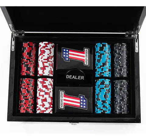 Harley-davidson H-d #1 Poker Set Kit 98148-25vx