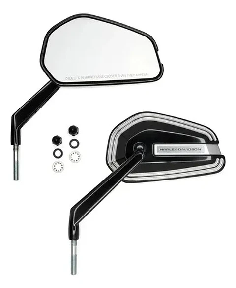 Harley-davidson Empire Mirrors Black Anodized 56000305a