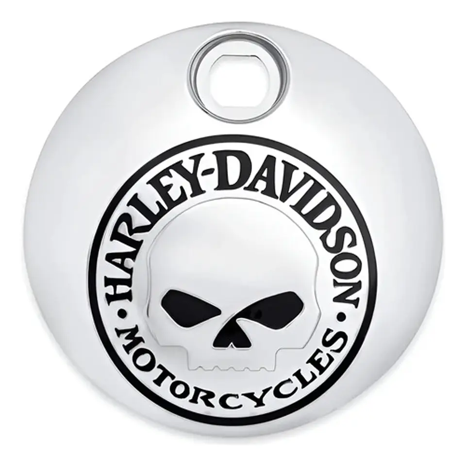 Harley-davidson Touring 2008-25 Willie G Skull Fuel Door 1