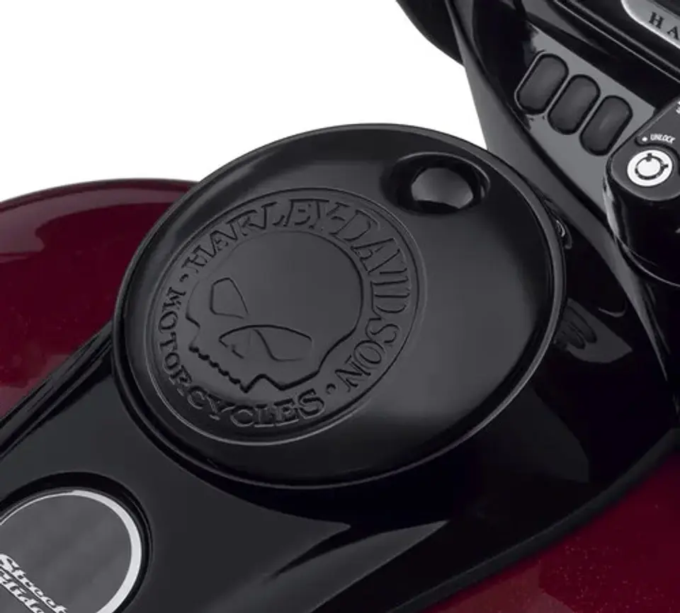 Harley-davidson Touring 2008-25 Willie G Skull Fuel Door 5