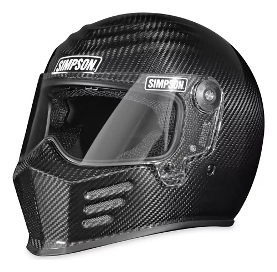 Simpson Outlaw Bandit 3 Fibra De Carbono 3