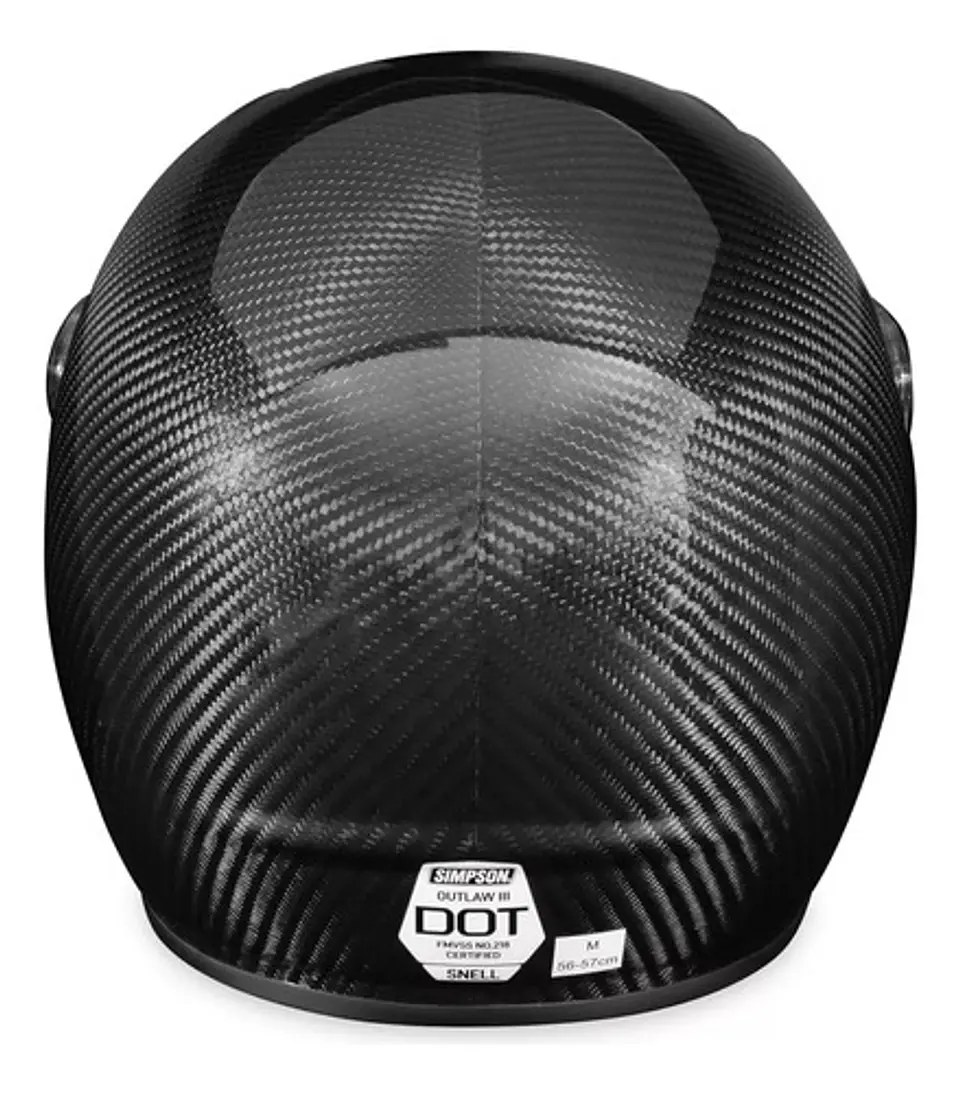 Simpson Outlaw Bandit 3 Fibra De Carbono 5