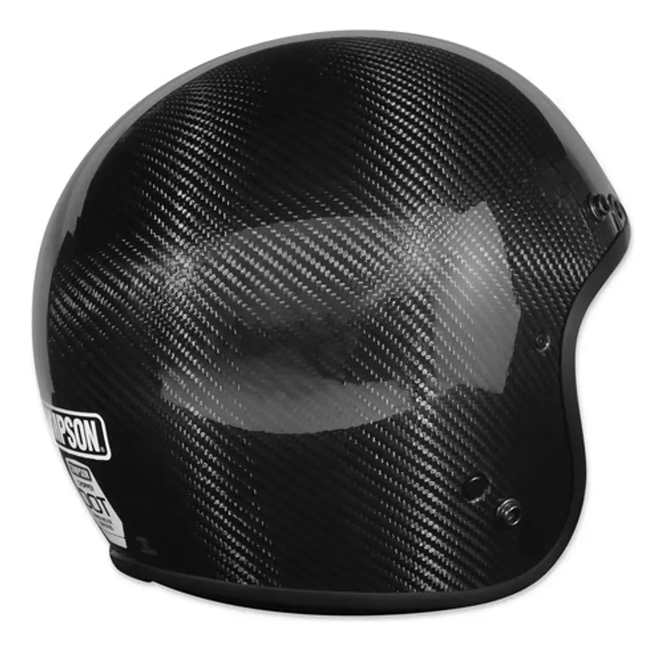 Simpson Motorcycle Chopper Helmet Carbon Fiber 3