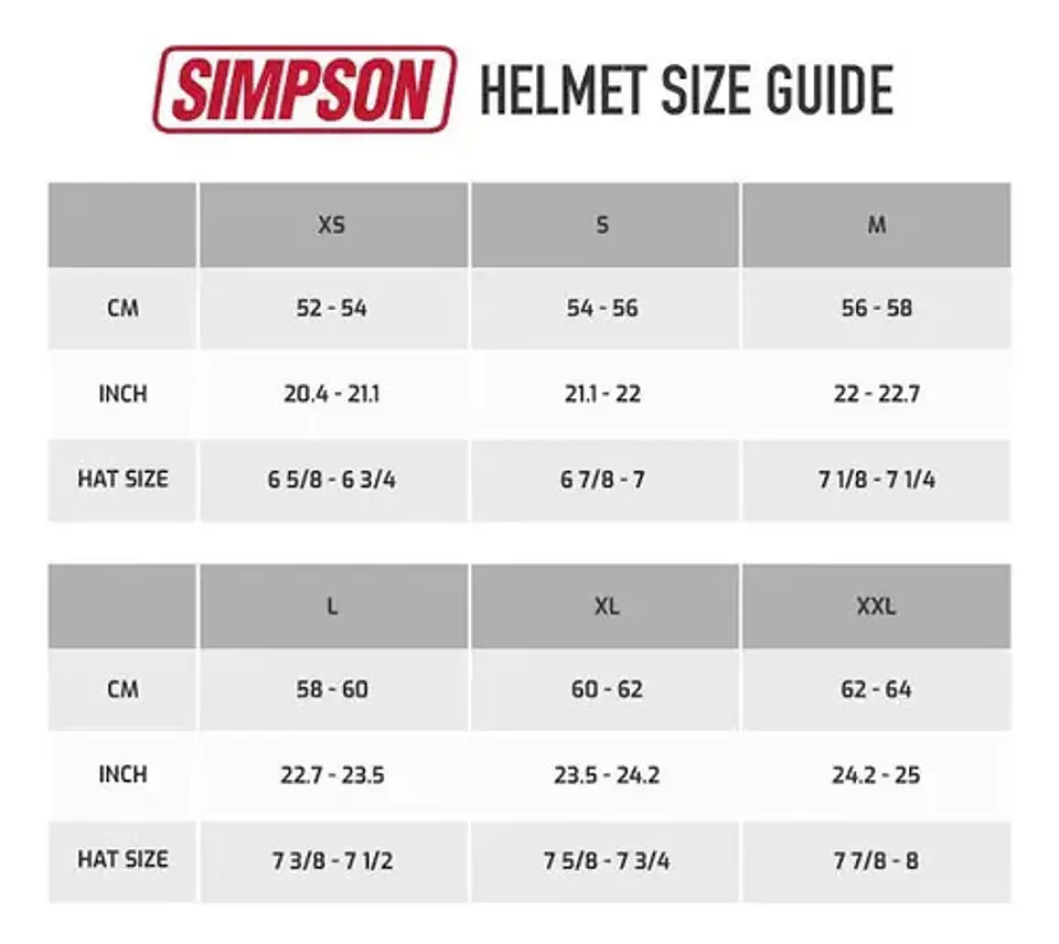 Simpson Motorcycle Chopper Helmet Carbon Fiber 6