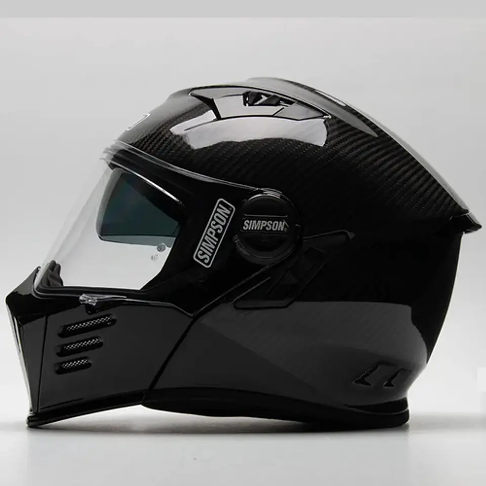 Simpson Mod Bandit Motorcycle Helmet Carbon Fiber 4