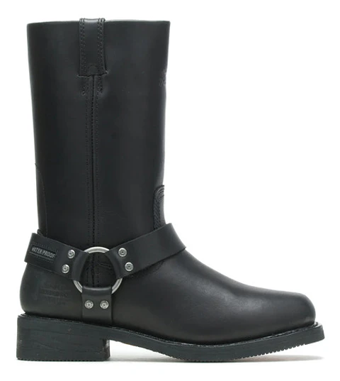 Harley-davidson Men Hustin Waterproof Leather Riding Boots