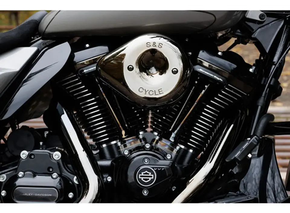 S&s Cycle Filtro Ar Stealth Teardrop Lava Chrome Harley 2