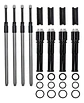 S&s Cycle Quickee Pushrods Black Covers Harley-davidson - Thumbnail 1