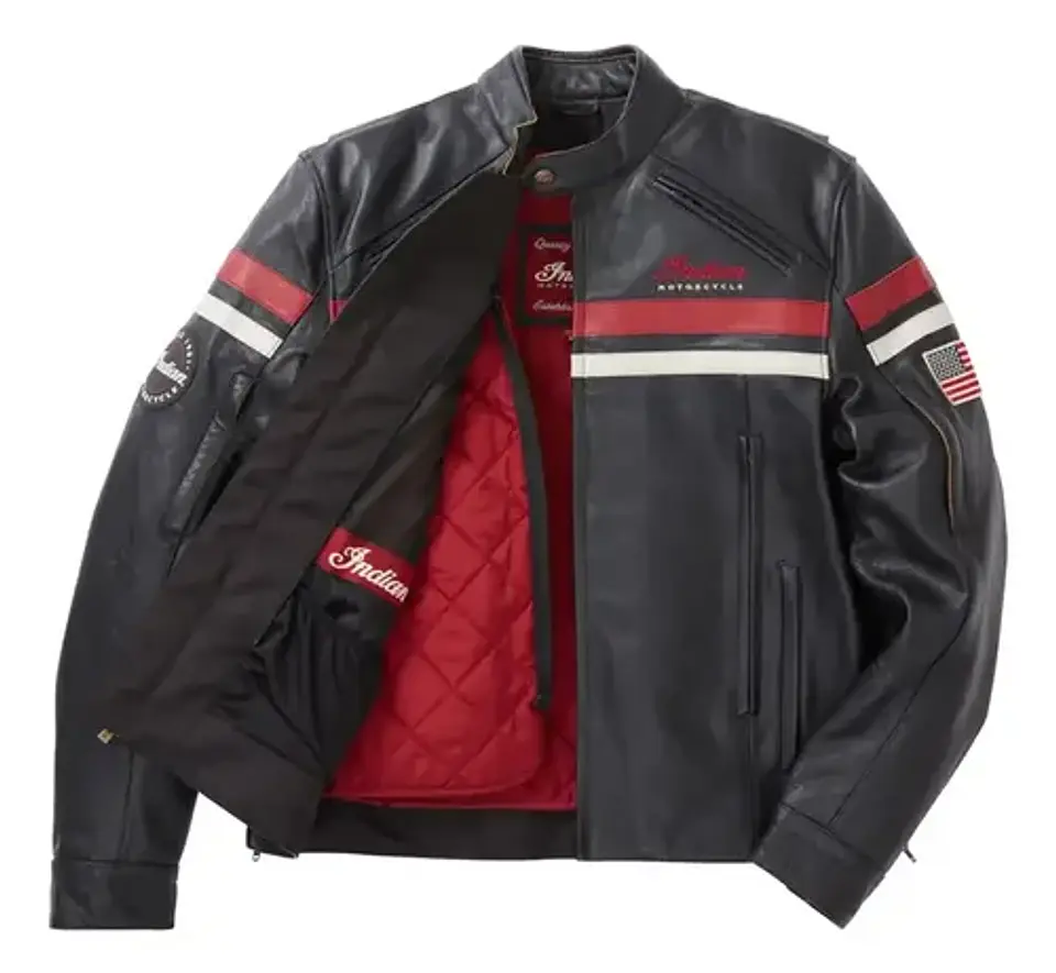 Indian Men's Freeway Jacket 2 Buffalo Leather 2862634 3