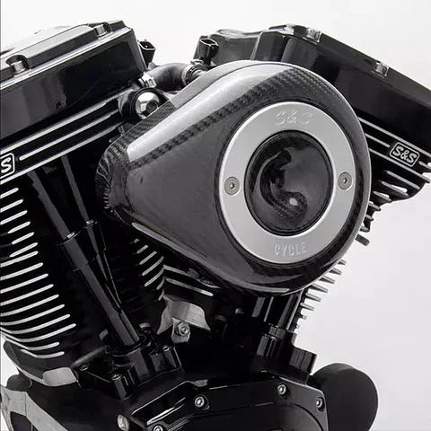S&s Cycle Filtro Ar Stealth Air Cleaner Carbon Fiber Hd M8