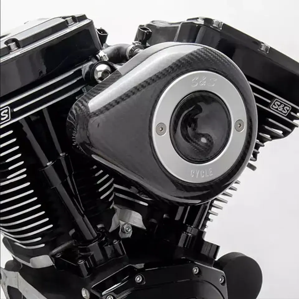 S&s Cycle Filtro Ar Stealth Air Cleaner Carbon Fiber Hd M8 1