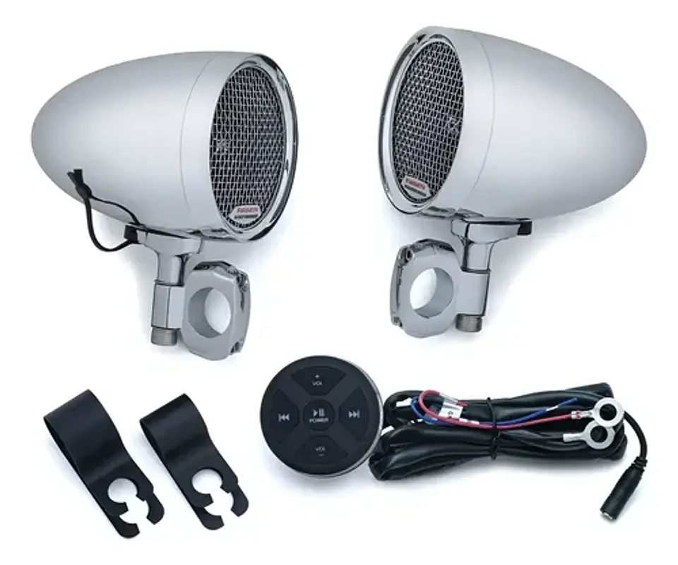 Kuryakyn Road Thunder Speakers Pods + Controller Bluetooth 1