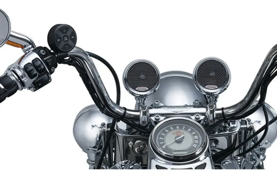 Kuryakyn Road Thunder Speakers Pods + Controller Bluetooth 3